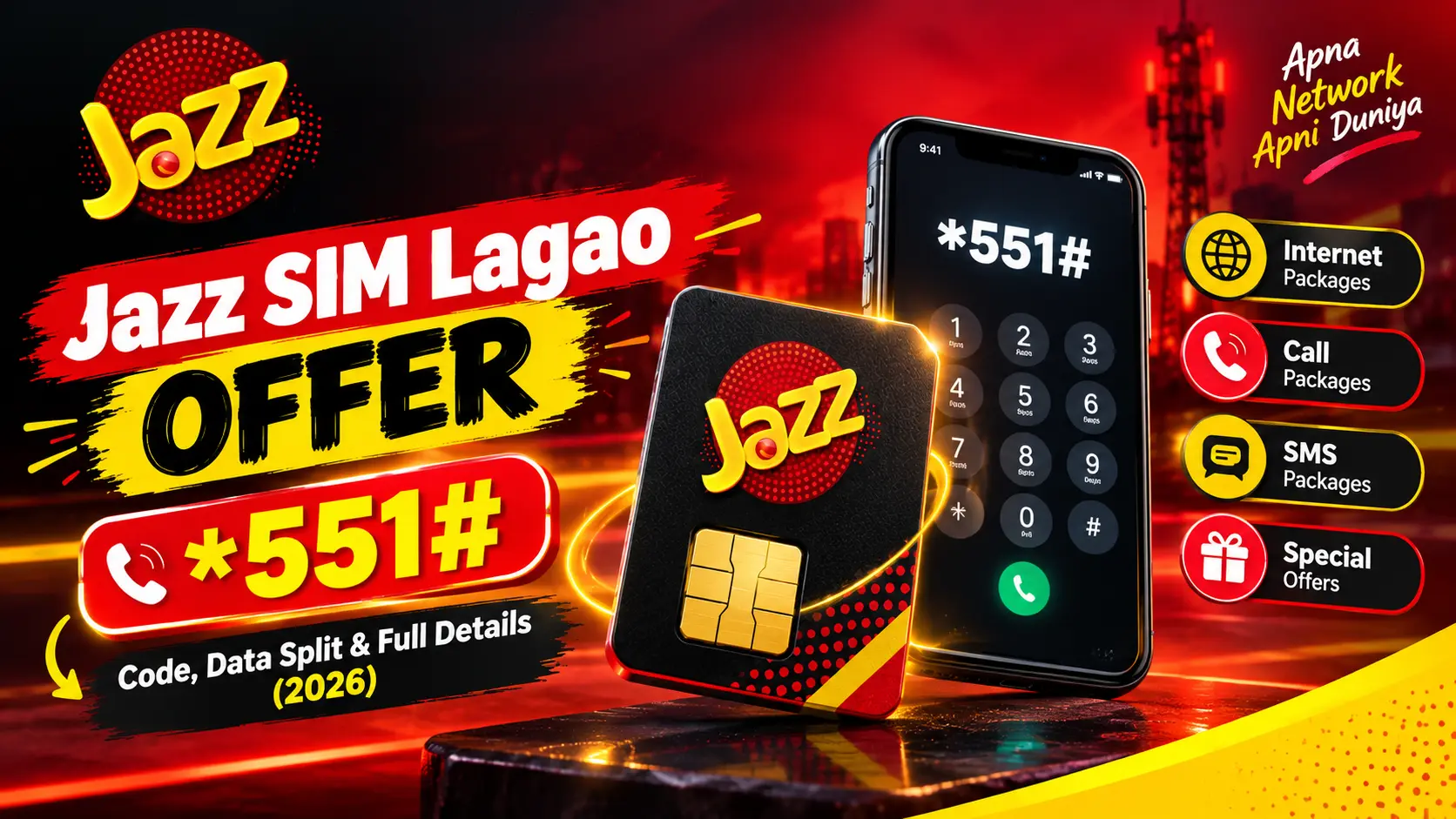 jazz sim lagao offer